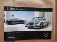Mercedes Benz S-Klasse Coupé & Cabrio C217 4.4.2016