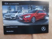 Mercedes Benz CLA Coupé & Shooting Brake 3.Juli 2015