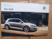 VW Golf7 Mdj. 2016 Preisliste 1. Oktober 2015