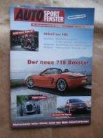 Auto Sport Fenster 5+6/2016 718 Boxster,Napier Railton,VW Tiguan