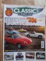 Classic & Sports Car3/2008 AC 428, Lancia D24,Alfa 6C,Ascari Eco