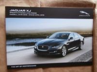 Jaguar XJ Preisliste April 2016 NEU