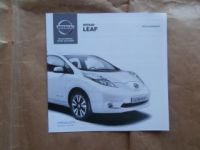 Nissan Leaf Preisliste April 2016 NEU