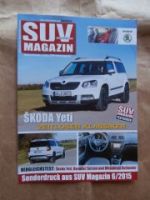 SUV Magazin 6/2015 Skoda Yeti vs. Tucson vs. Outlander