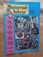 Motorradfahrer 6/1990 Suzuki VX800,Yamaha XS750,Moto Guzzi 1000S