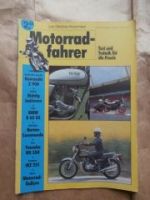 Motorradfahrer 5/1989 Kawasaki Z900,BMW R65 GS, Norton Commando