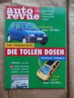 auto revue 2/1993 Fiat Cinquecento,Ford Mondeo,Twingo,Audi S2 Co