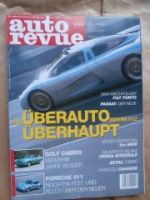 auto revue 9/1993 Fiat Punto,Isdera V12, Golf3 Cabrio, Porsche 9
