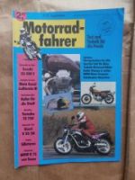 Motorradfahrer 9/1991 Suzuki GS 500E, Moto Guzzi California III,