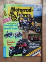 Motorradfahrer 2/1998Honda SLR 650 vs. Yamaha XT 600,Yamaha Faze