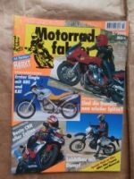 Motorradfahrer 3/2000 BMW F 650GS,Suzuki DR-Z 400S,Suzuki GSF 60