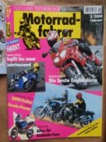 Motorradfahrer 2/2000 Triumph Sprint RS,Yamaha YZF-R1,