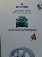 Hyundai Atos Zubehör Prospekt 7/1998 NEU
