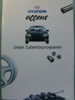 Hyundai Accent Zubehör Prospekt 4/1998 NEU