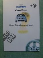 Hyundai Lantra Zubehörprospekt 11/1998 NEU