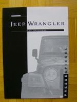 Jeep Wrangler Pressespiegel NEU Rarität