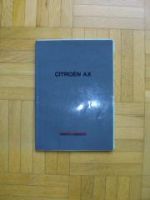 Citroen AX Betriebsanleitung 1994 Deutsch