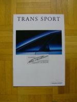 Opel Trans Sport by Pontiac Prospekt 8/1995 Rarität