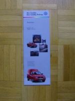 VW Caddy +Pick Up Preisliste 5/1999 NEU