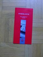 Mitsubishi Preisliste Alle Modelle 8/2003 NEU