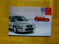 Rover 25 Prospekt 12/2003 NEU Typ RF