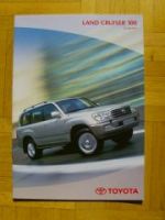 Toyota Land Cruiser 100 Zubehör Prospekt 4/2003 NEU