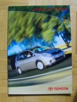 Toyota Corolla Verso Prospekt +Preisliste 1/2002 NEU