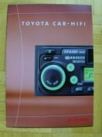 Toyota Car-Hifi Prospekt 12/1999 NEU