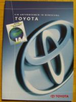 Toyota Gesamtprospekt IAA 9/1999 +Preise ALLE NEU