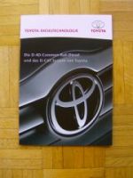 Toyota Dieseltechnologie 9/2004 Prospekt  NEU