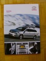 Toyota Avensis Zubehör Prospekt 1/2007 NEU