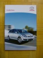 Toyota Corolla Verso Prospekt 11/2007 +Preisliste NEU