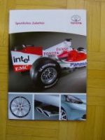 Toyota Prospekt Sportliches Zubehör 11/2005 +Preisliste