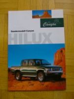 Toyota Hilux Canyon Prospekt Sondermodell 2/1999 NEU