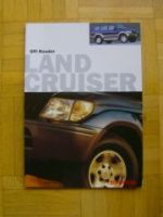 Toyota Land Cruiser Prospekt 10/1996 NEU