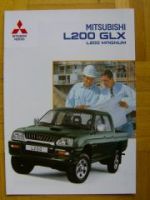 Mitsubishi L200 GLX +Magnum Prospekt 9/2000 NEU