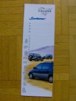 Mitsubishi Galloper +Santamo Preisliste 1/2001 NEU