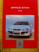 Mitsubishi Space Star Sport Prospekt 4/2003 NEU