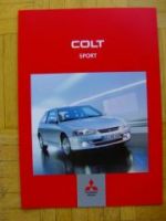 Mitsubishi Colt Sport Prospekt 4/2003 NEU
