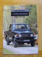 Toyota Landcruiser HZJ75 Pick Up Dänemark Propekt 6/1996