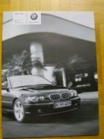 BMW Preisliste 3er Cabrio E46 318ci-330ci +Individual 2004