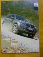Suzuki Grand Vitara 5-türer Prospekt +Preisliste 8/2007 NEU