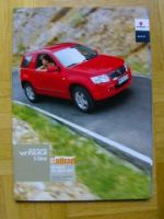 Suzuki Grand Vitara 3-türer Prospekt +Preisliste 2/2007 NEU