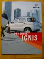 Suzuki Ignis Prospekt 3/2005 NEU