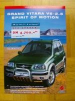 Suzuki Grand Vitara V6-2.5 Spirit of Motion Prospekt 1/2000