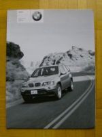BMW Preisliste X5 E53 3.0i 4.4i 3.0d 2001 NEU