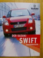 Suzuki Swift Zubehör Prospekt 6/2005 NEU
