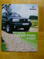 Suzuki Grand Vitara 3-türer Prospekt+Preise 9/2004