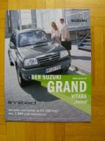 Suzuki Grand Vitara limited Prospekt 9/2004 NEU