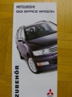 Mitsubishi GDI Space Wagon Zubehör Prospekt 4/1999 NEU